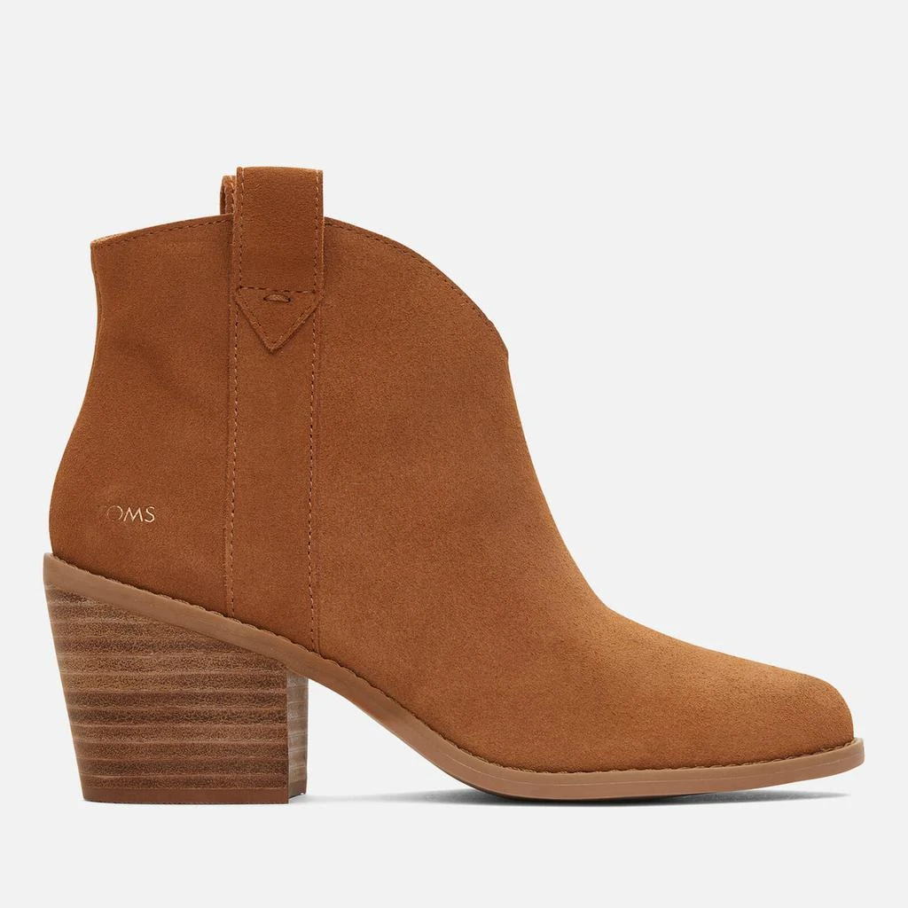 TOMS TOMS Women's Constance Suede Western Boots 1