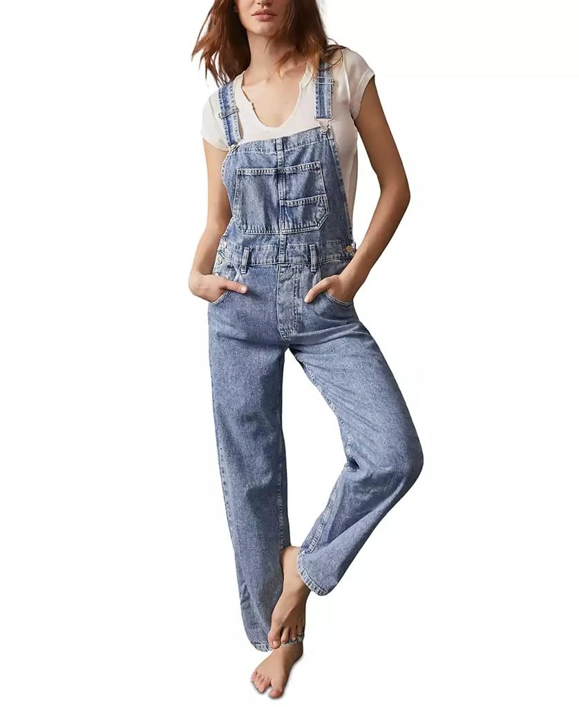 Free People Ziggy Cotton Denim Overalls 5