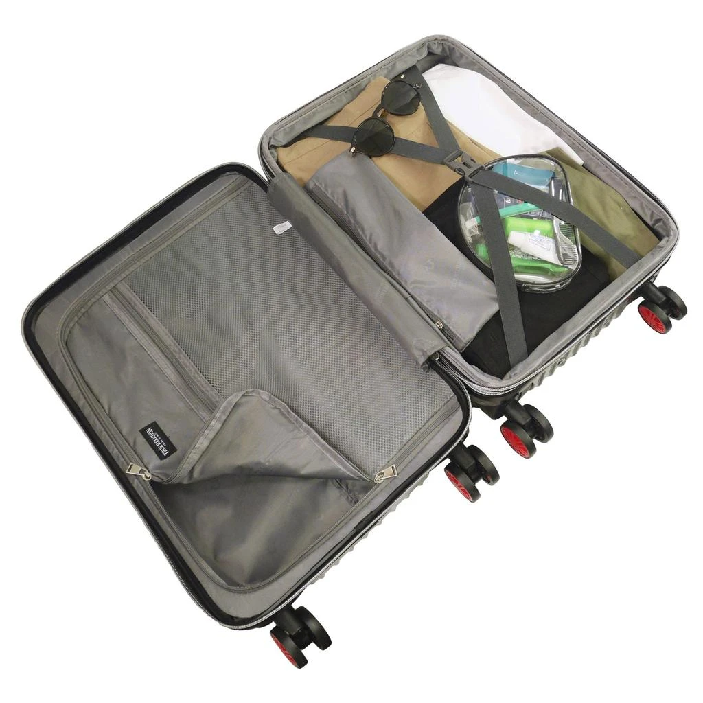 True Religion 22.5" Hardcase Checkered carry-on with big logo. 5