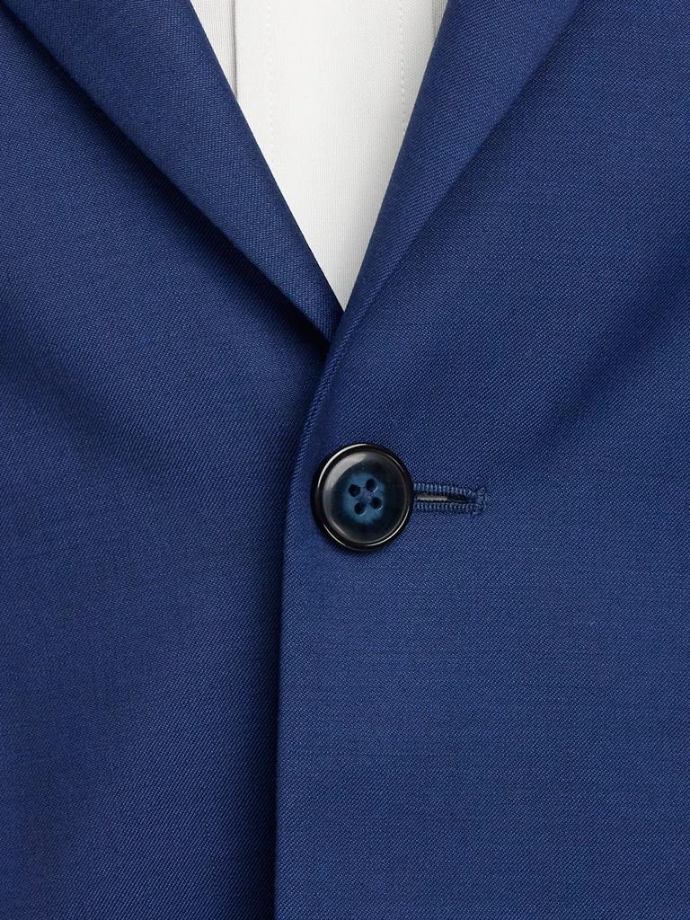 Paul Fredrick Wool Solid Single Breasted Notch Lapel Suit Jacket 5