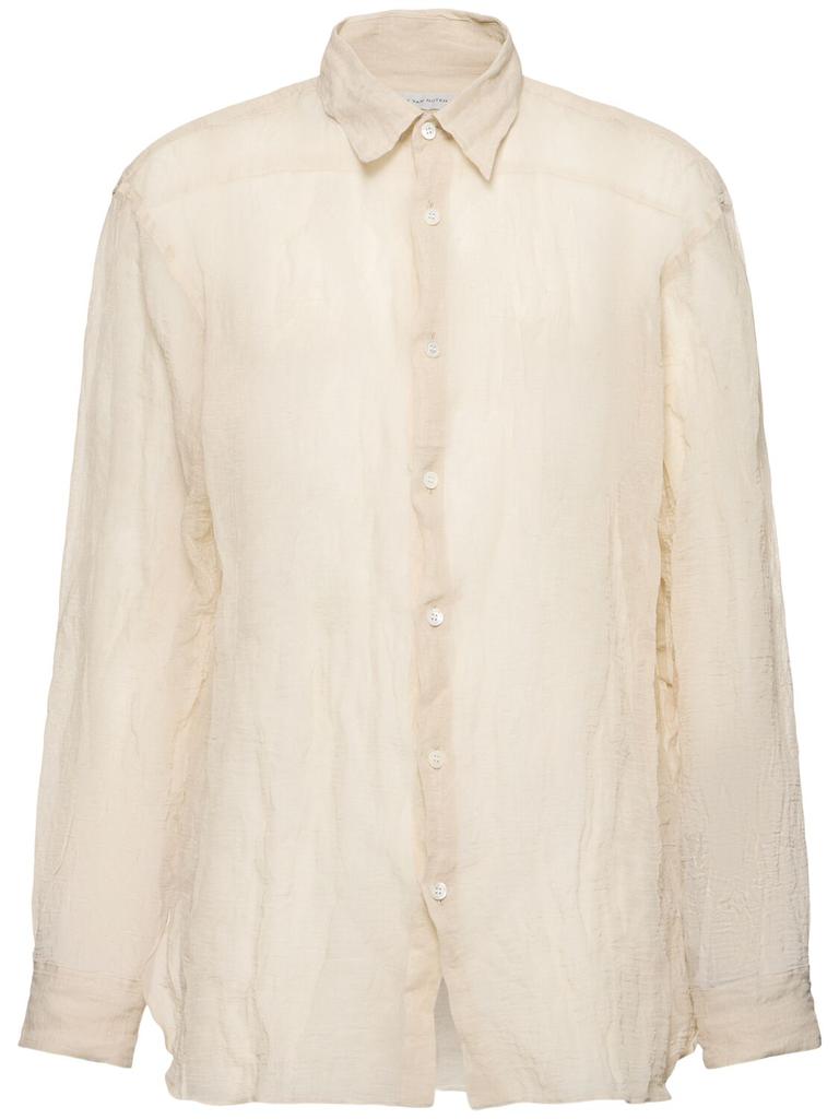 Dries Van Noten Croom Loose Fit Cotton Blend Shirt