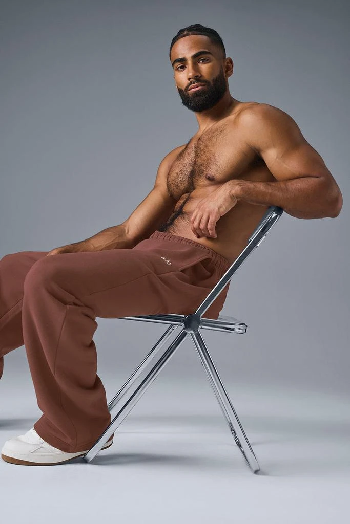 Alo Accolade Straight Leg Sweatpant - Chestnut 6
