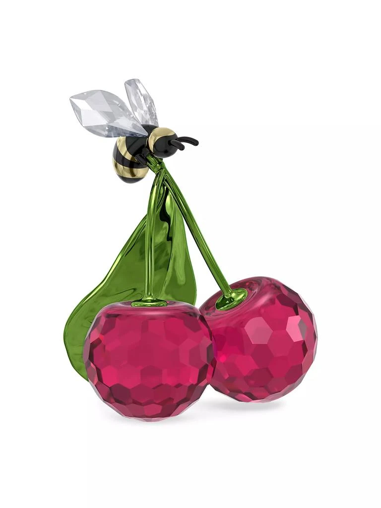 Swarovski Idyllia Bee &amp; Cherry Crystal Figurine 1