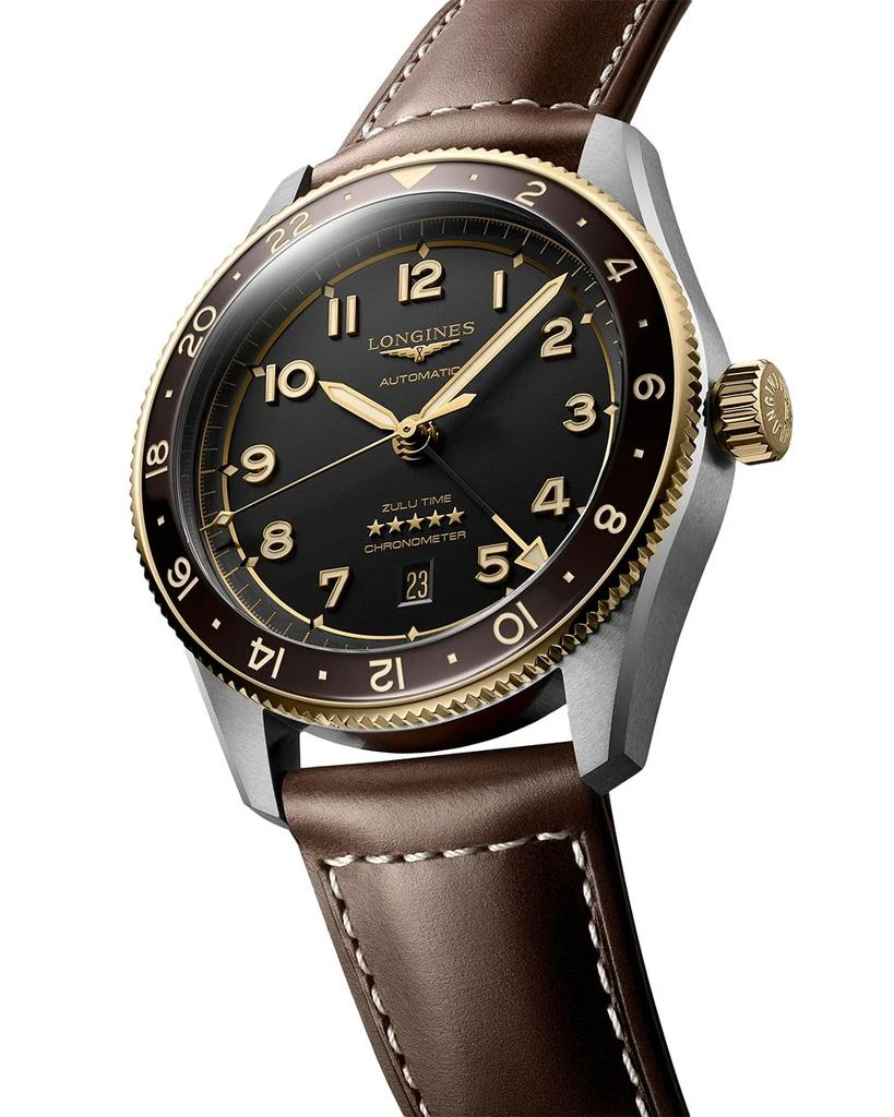 Longines Spirit Zulu Time Watch, 42mm 2