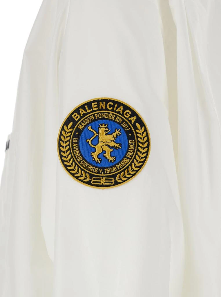 Balenciaga Balenciaga Logo Embroidered Long-Sleeved Shirt 4