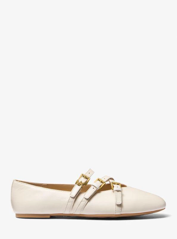 Michael Kors Indy Flex Leather Ballet Flat 2