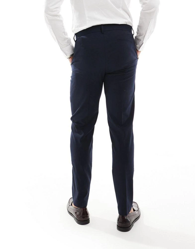 ASOS ASOS DESIGN  slim suit trousers in navy 5