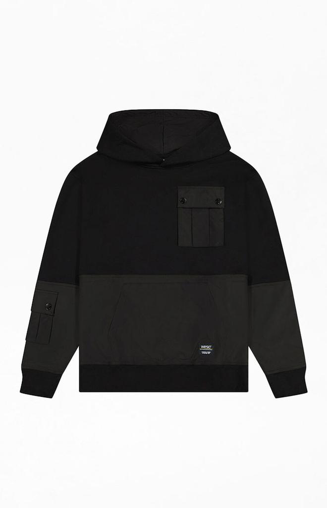 WeSC 90's Mike Utility Color Block Nylon Mix Hoodie