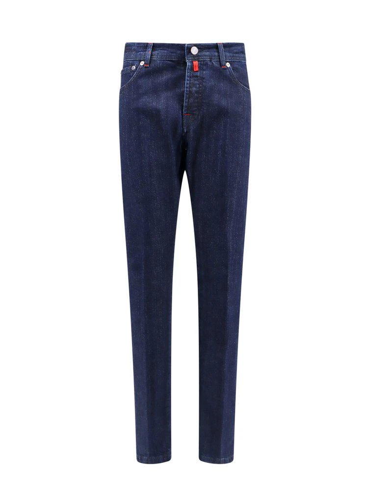 Kiton Kiton Logo Embroidered Demin Jeans 1