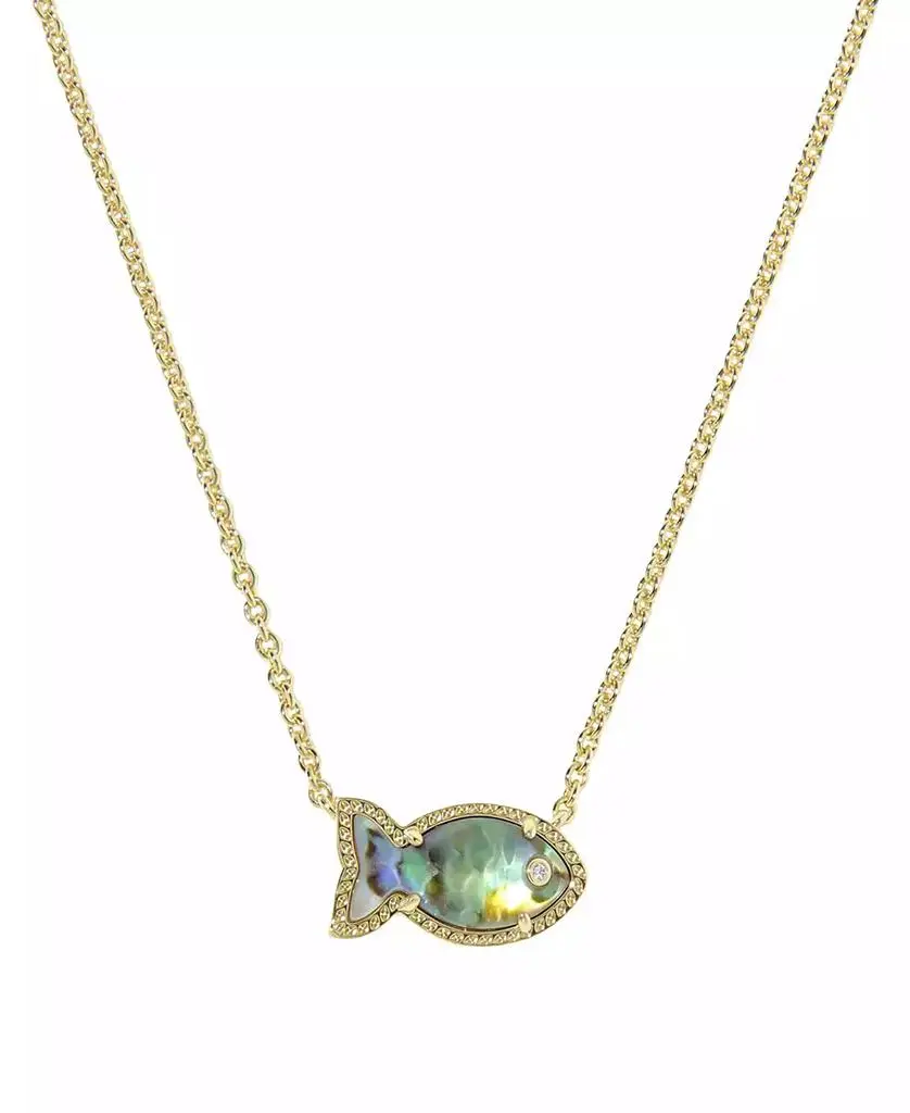Kendra Scott 14k Gold-Plated Parker Fish Short Pendant Necklace