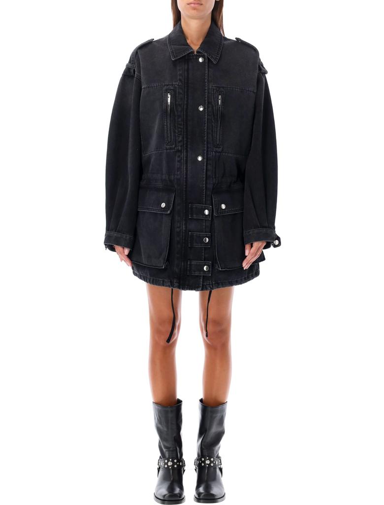 【送料&関税込】Marant Atoile Joanna Denim Jacket MARANT ÉTOILE Joanna paneled denim jacket | NET-A-PORTER