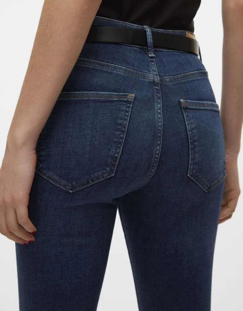 VERO MODA Vero Moda Skinny fit jeans in dark blue denim 3