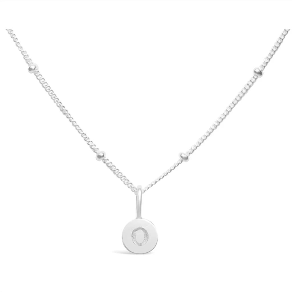 Stia Stia - Women
s Love Letters Mini Disk Letter Necklace