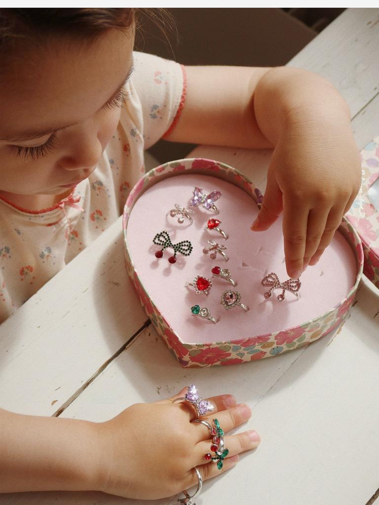 Konges Slojd Girls Dreamy Ring Set (14 Pieces) in Multicolour
