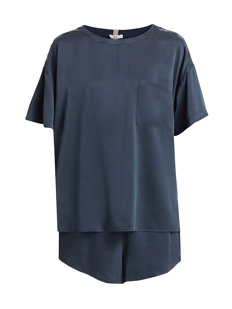 Lunya Washable Silk T-Shirt & Shorts Set 1