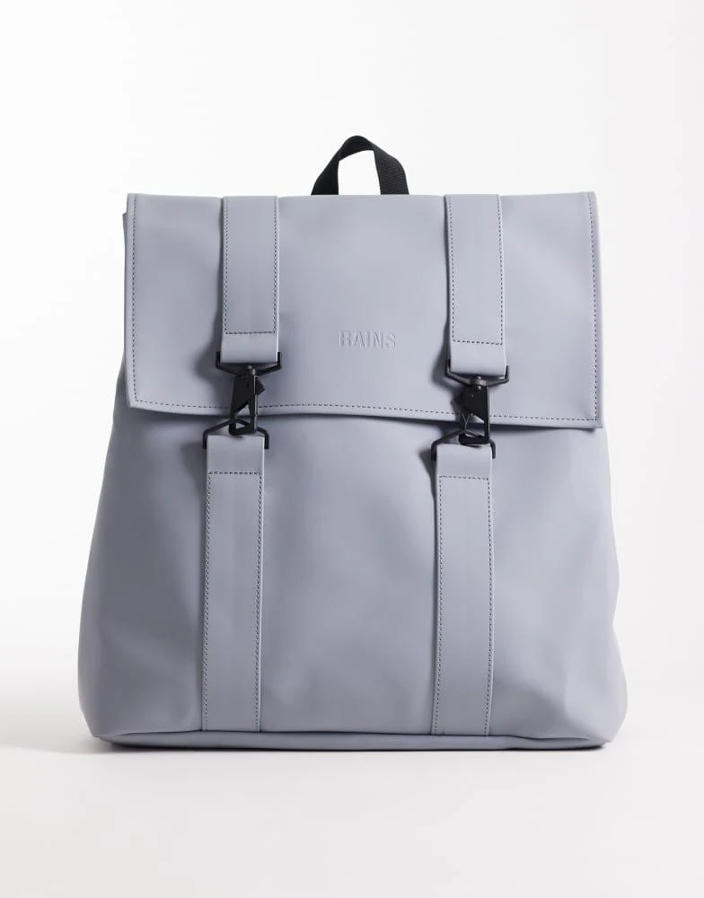 RAINS Rains 13300 MSN waterproof backpack in light blue