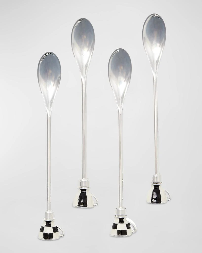 MacKenzie-Childs Courtly Espresso Spoons, Set of 4 1