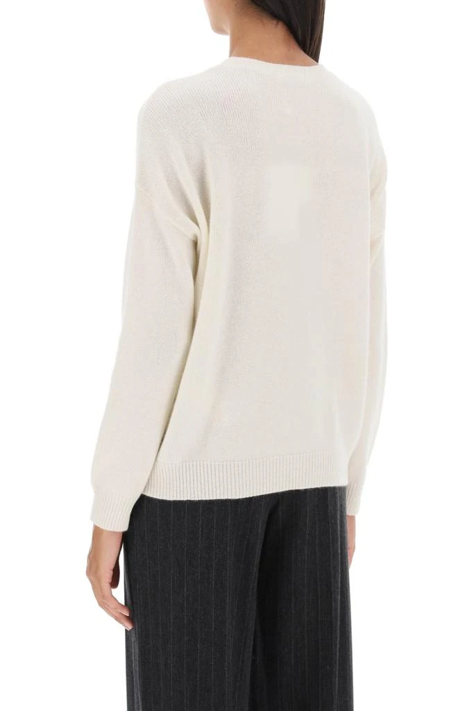 MAX MARA Max mara 'palato' pullover with jewel embroidery 3