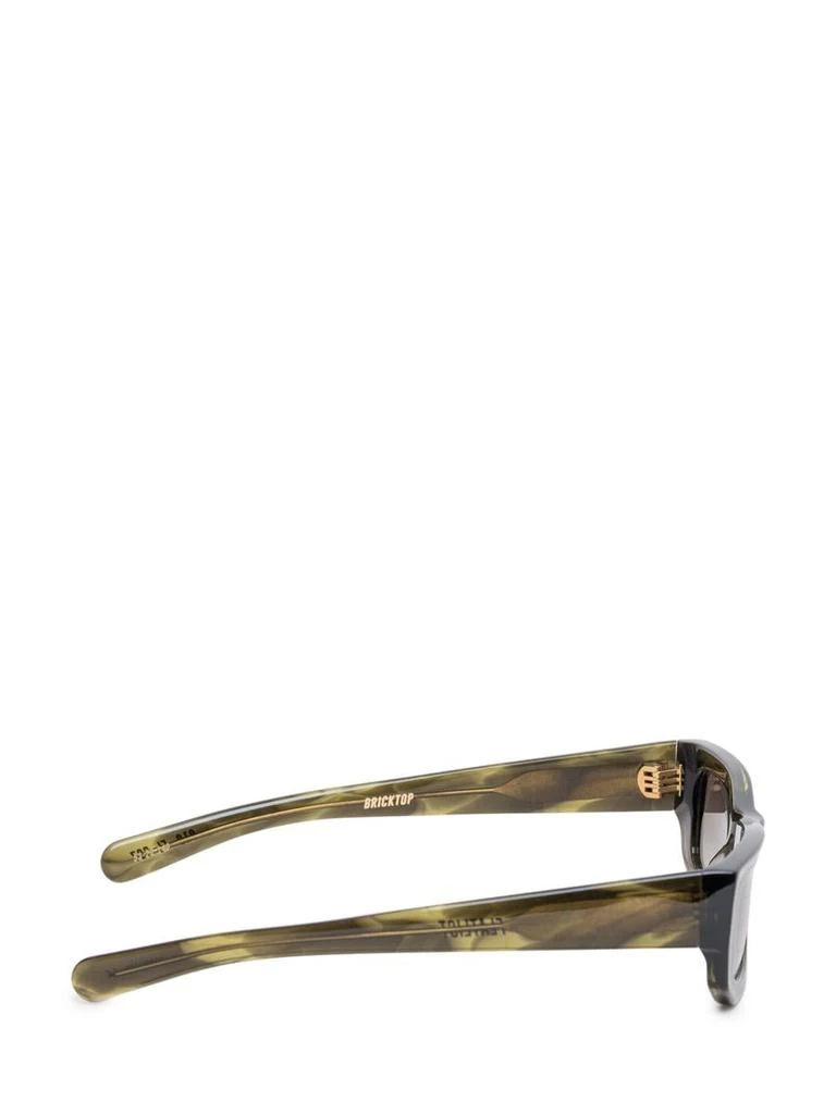 Flatlist Flatlist Bricktop Olive Horn Sunglasses 2