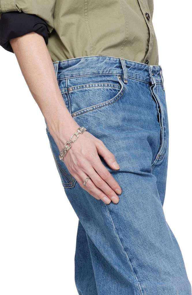 Vasiliki Silver Labyrinth Bracelet 3