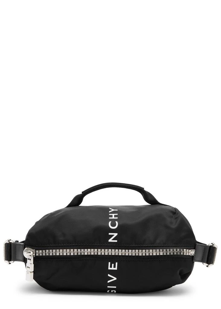 Givenchy G-Zip logo-print nylon belt bag