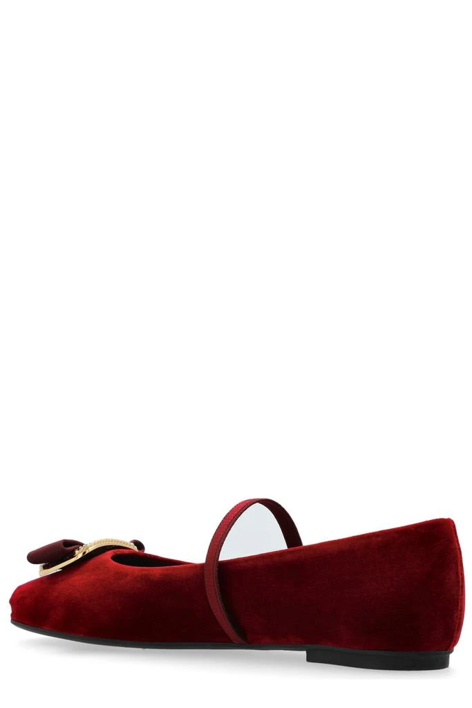 Salvatore Ferragamo Ferragamo Velvet Ballet Flats 3