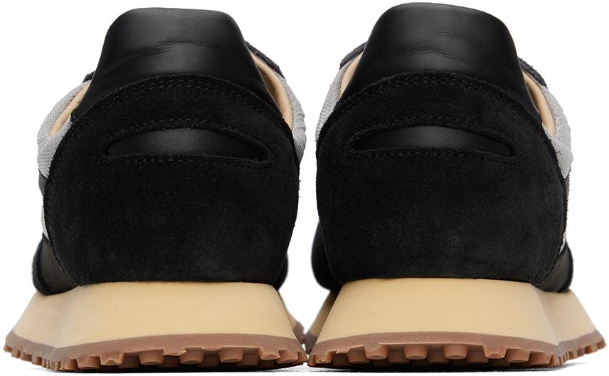 Spalwart Black & Gray Tempo Low Transparent Sneakers