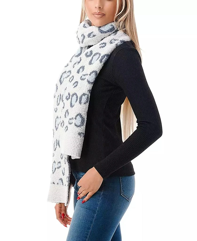 MARCUS ADLER Women's Ultra Soft & Cozy Leopard Scarf 3
