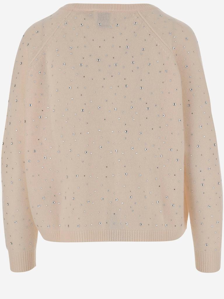 Allude Allude Embellished Pullover Sweater