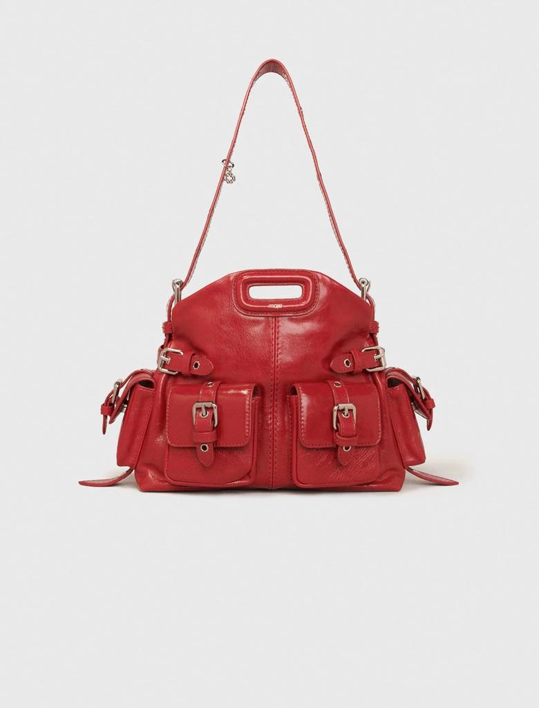 Maje Maje Woman's leather Miss M Mini cargo leather bag for Spring/Summer 1
