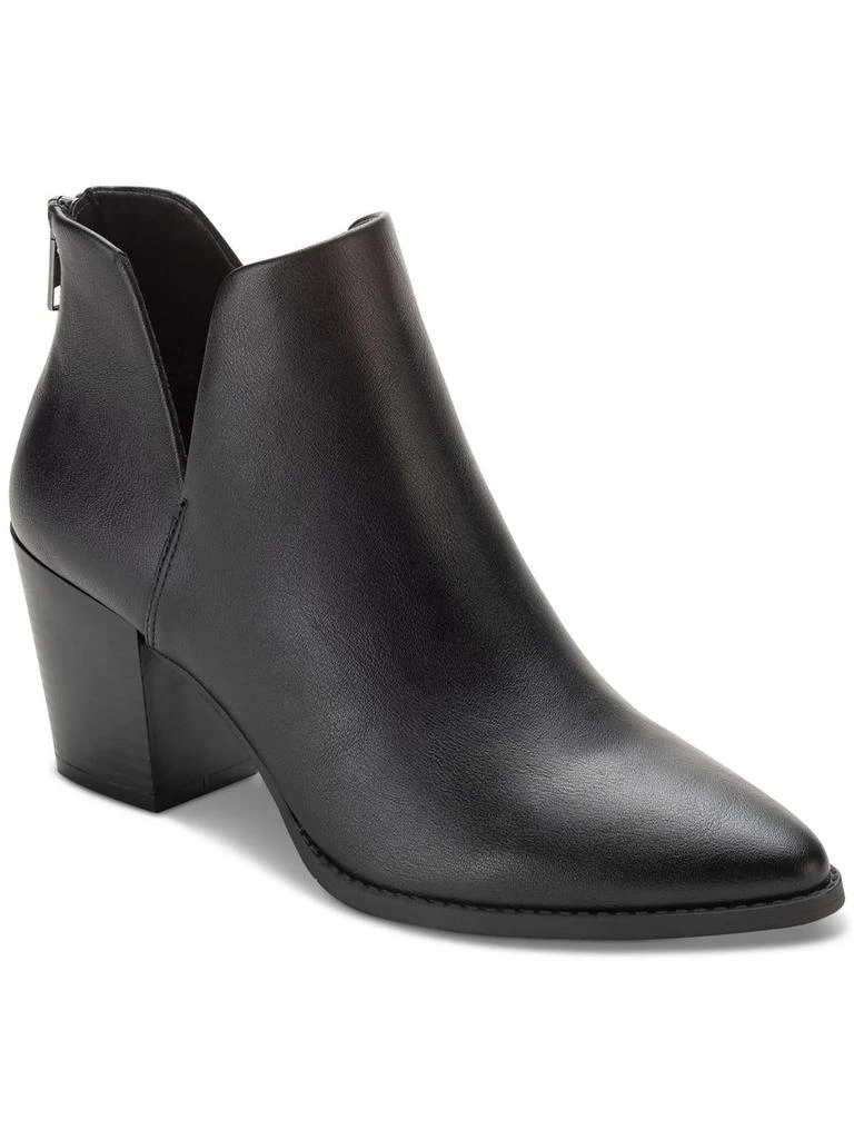 Sun + Stone Eliza Womens Faux Leather Almond Toe Ankle Boots 5
