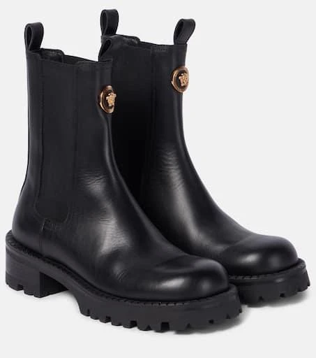 Versace Medusa leather Chelsea boots 1
