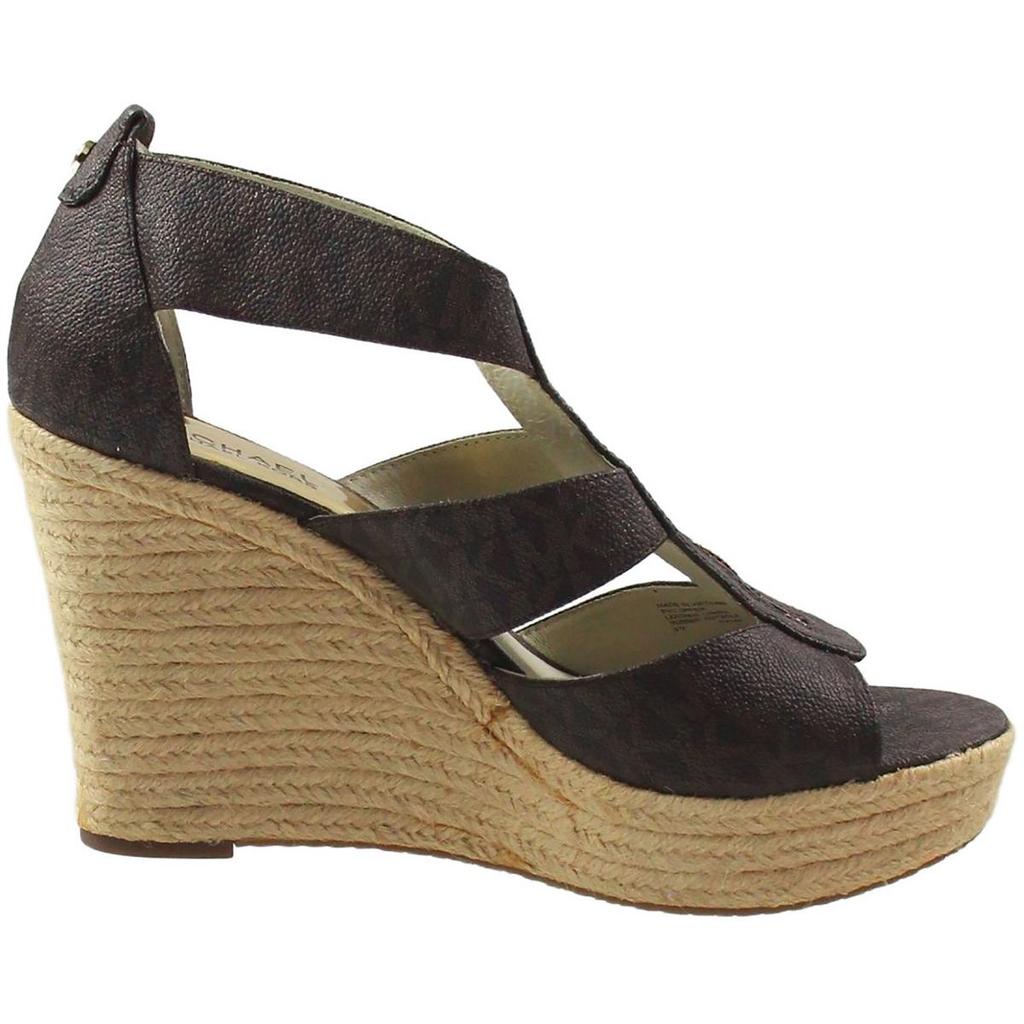 Michael Kors SV14K Womens Pattern Manmade Wedge Heels