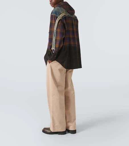Acne Studios Paneled checked cotton flannel shirt 2