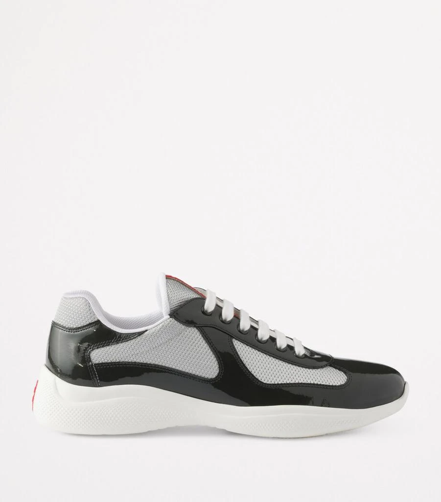 Prada Patent Leather-Blend America's Cup Sneakers 2
