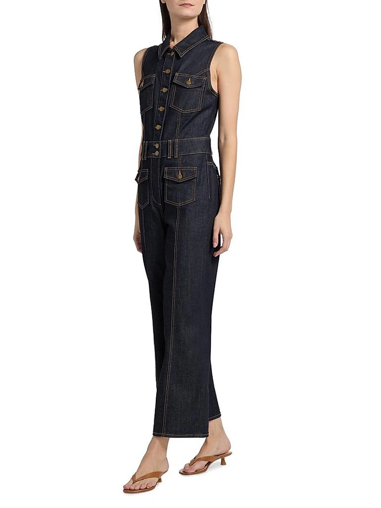 Ramy Brook Stephania Denim Sleeveless Jumpsuit 4