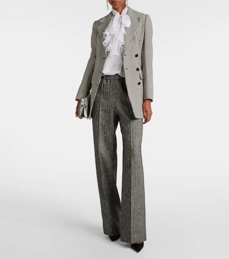 Dolce 
Gabbana High-rise wool-blend wide-leg pants 2