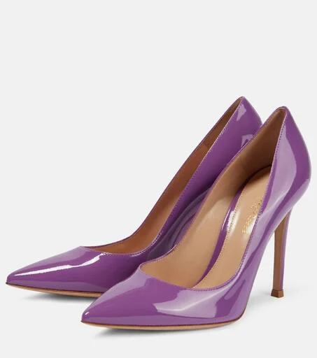 Gianvito Rossi Gianvito 105 patent leather pumps 5