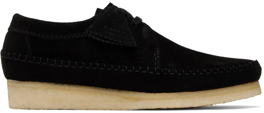 Clarks Black Weaver Derbys 1