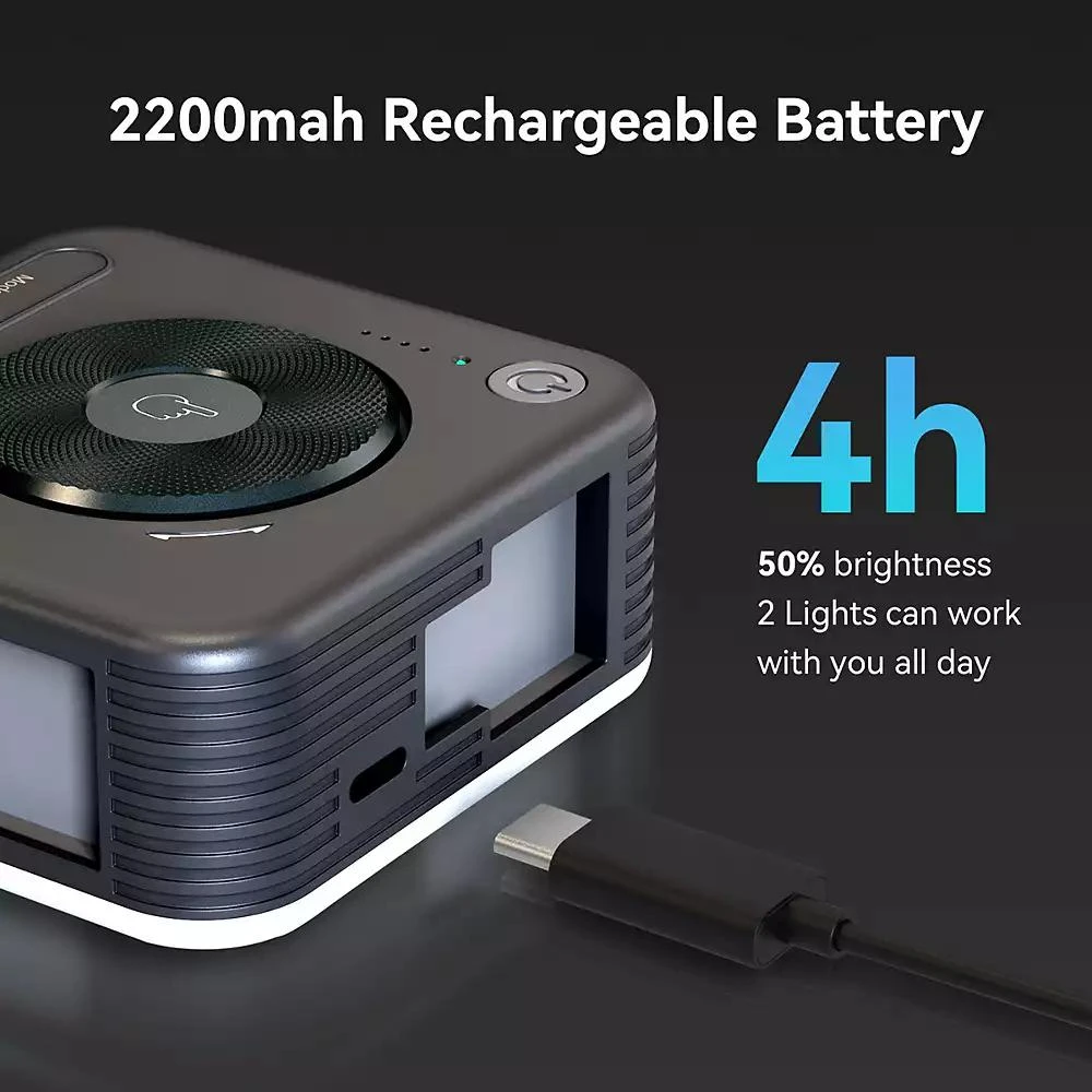 SmallRig Vibe P96 5W Bi-Color LED Video Light, Gray 6