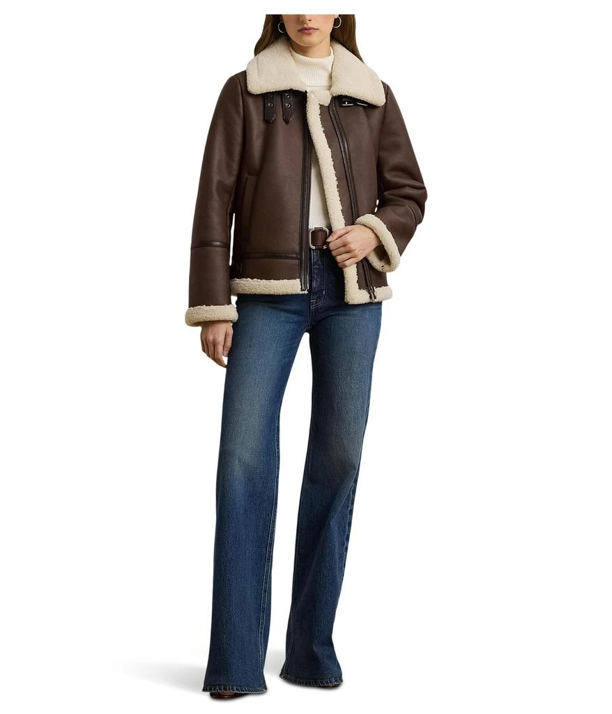 Ralph Lauren Faux Leather Single Breasted Jacket 3