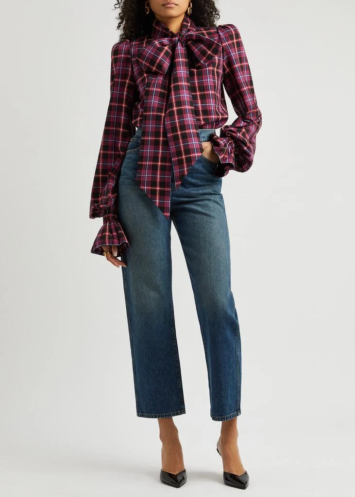 The Vampire's Wife The Mythical checked cotton blouse  4