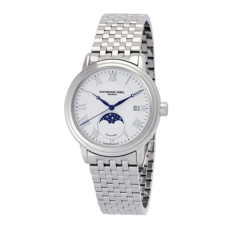 Raymond Weil Maestro Automatic Moon Phase White Dial Men's Watch 2879-ST-00308 1