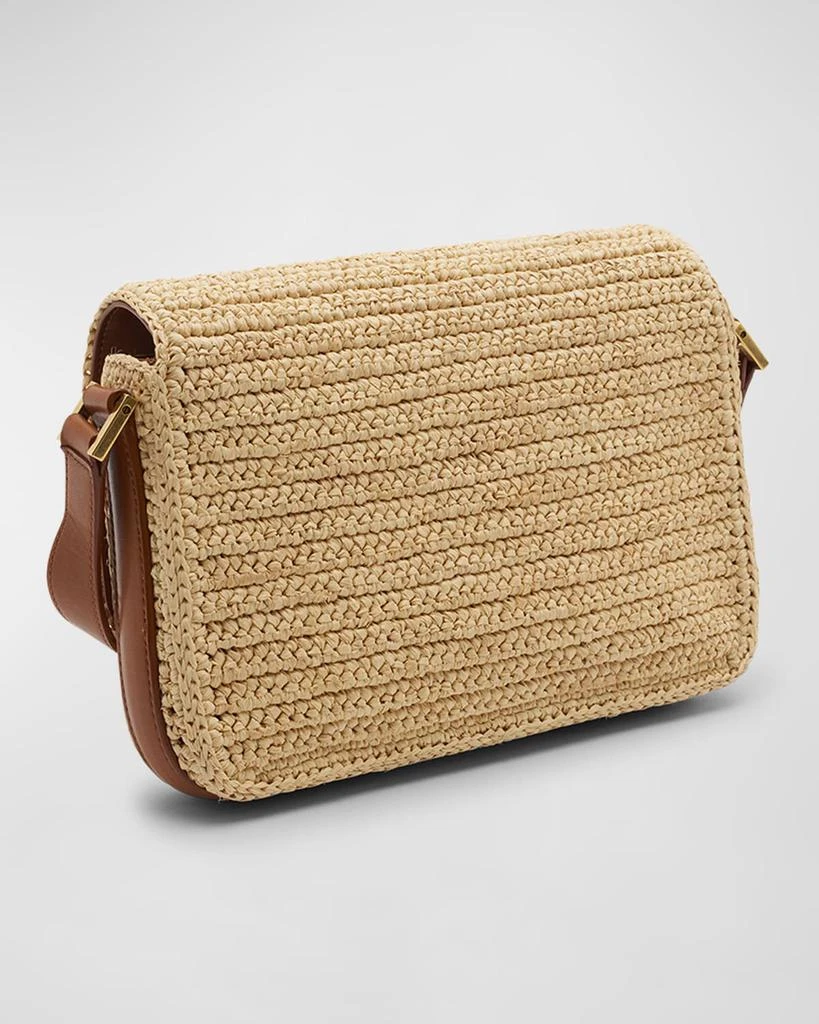 Yves Saint Laurent Solferino Medium YSL Crossbody Bag in Raffia 6