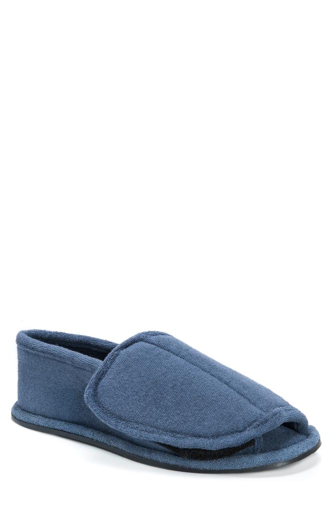 MUK LUKS Terry Open Toe Slipper