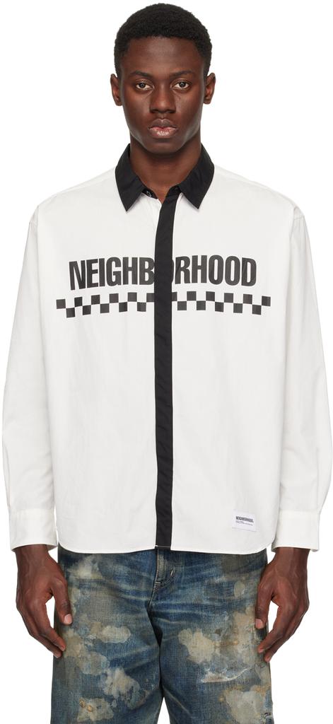 Neighborhood White Tie Shirt