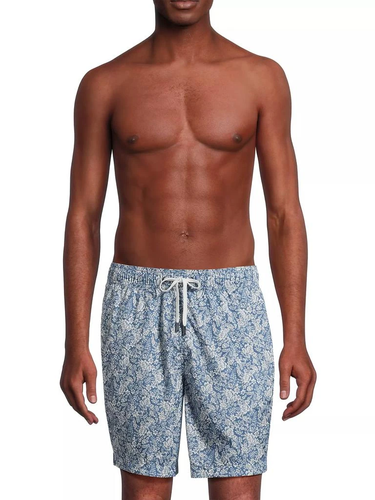Onia Charles 7-Inch Floral Swim Trunks 3