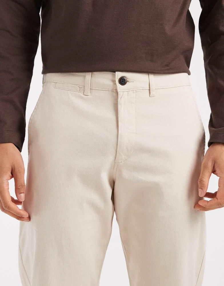 JJ Rebel JJ Rebel loose fit chinos in cream 5