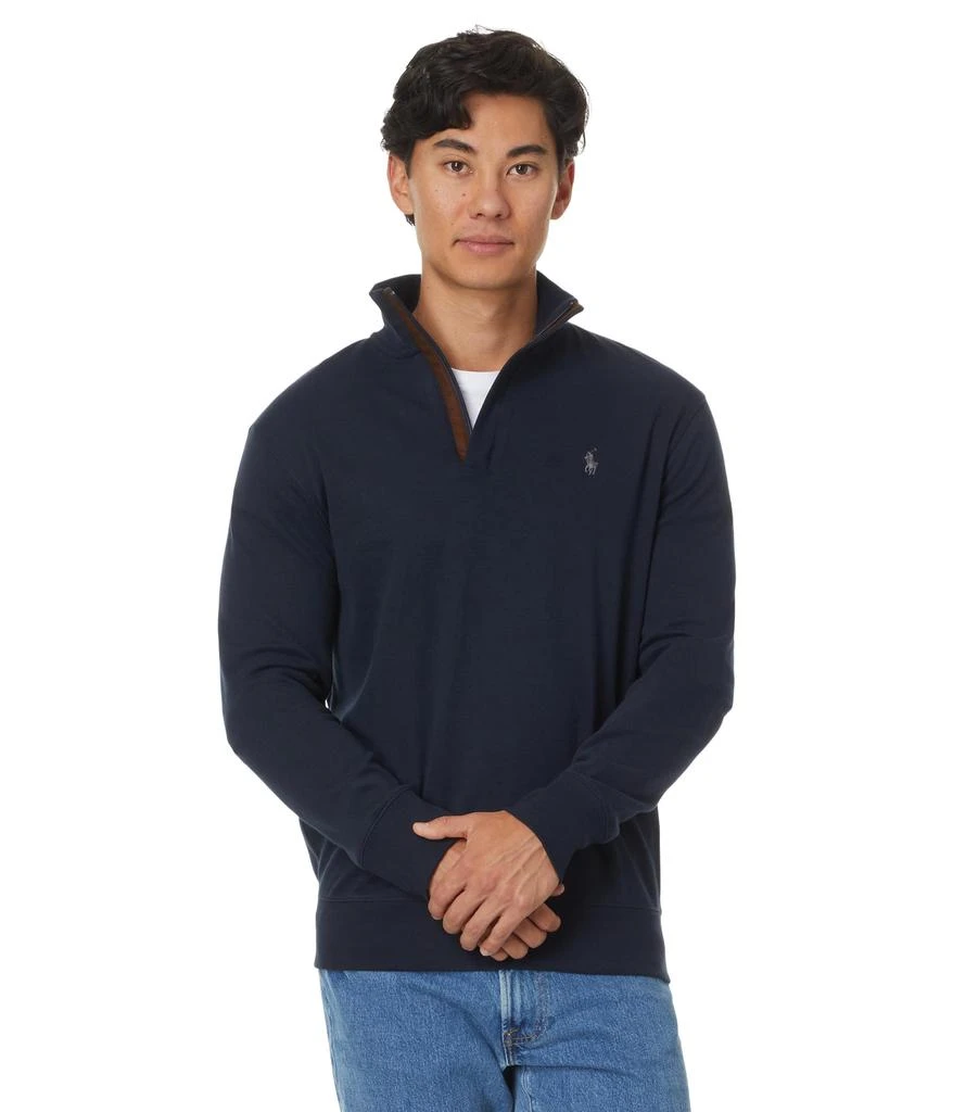 Polo Ralph Lauren Luxury Jersey Quarter-Zip Pullover 1