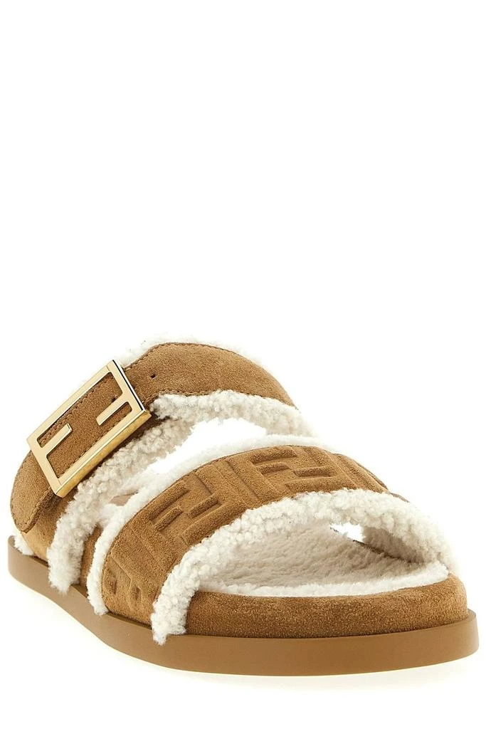 Fendi Fendi Feel FF Embossed Sandals 2